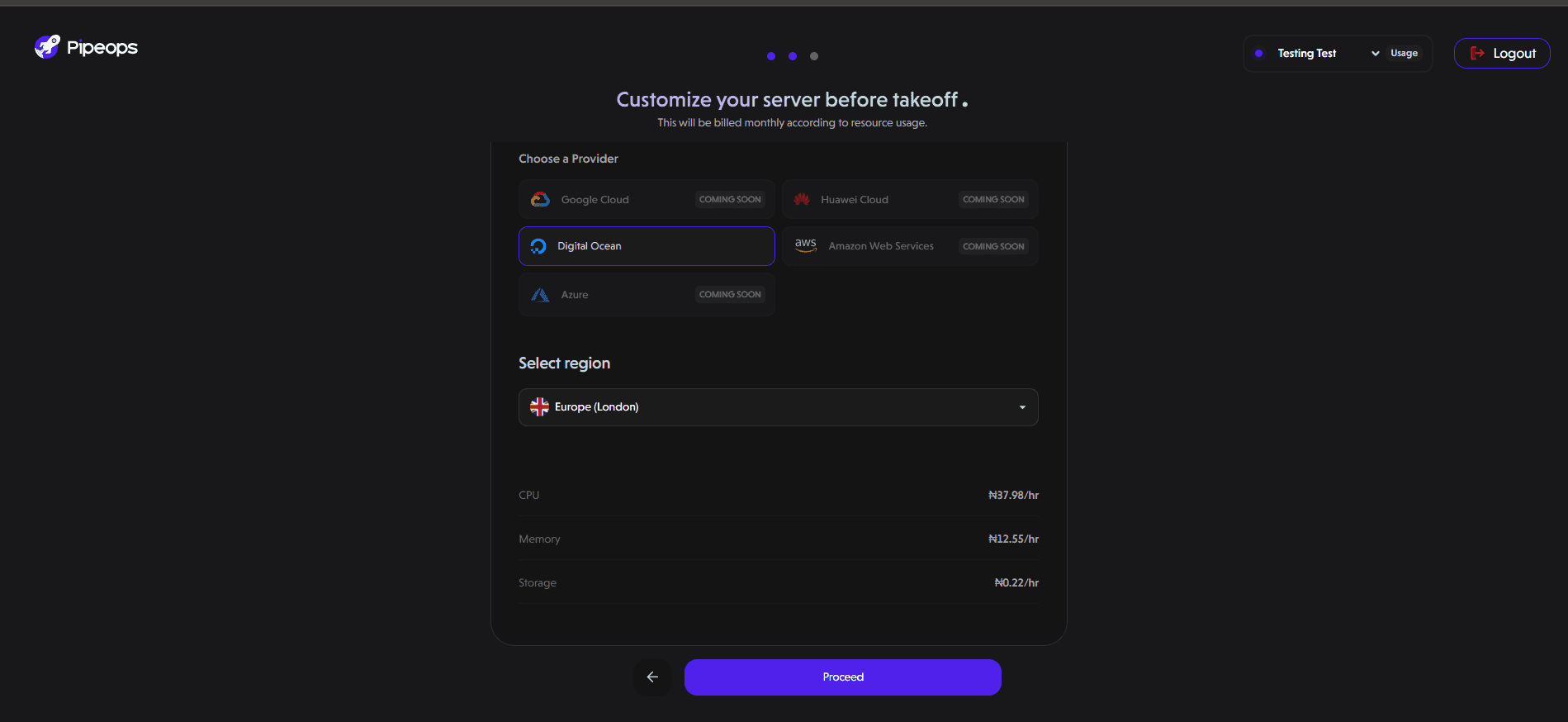 Customize server