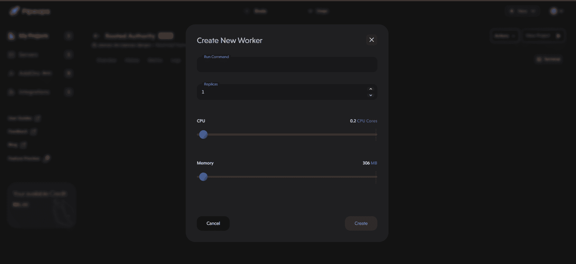 create worker