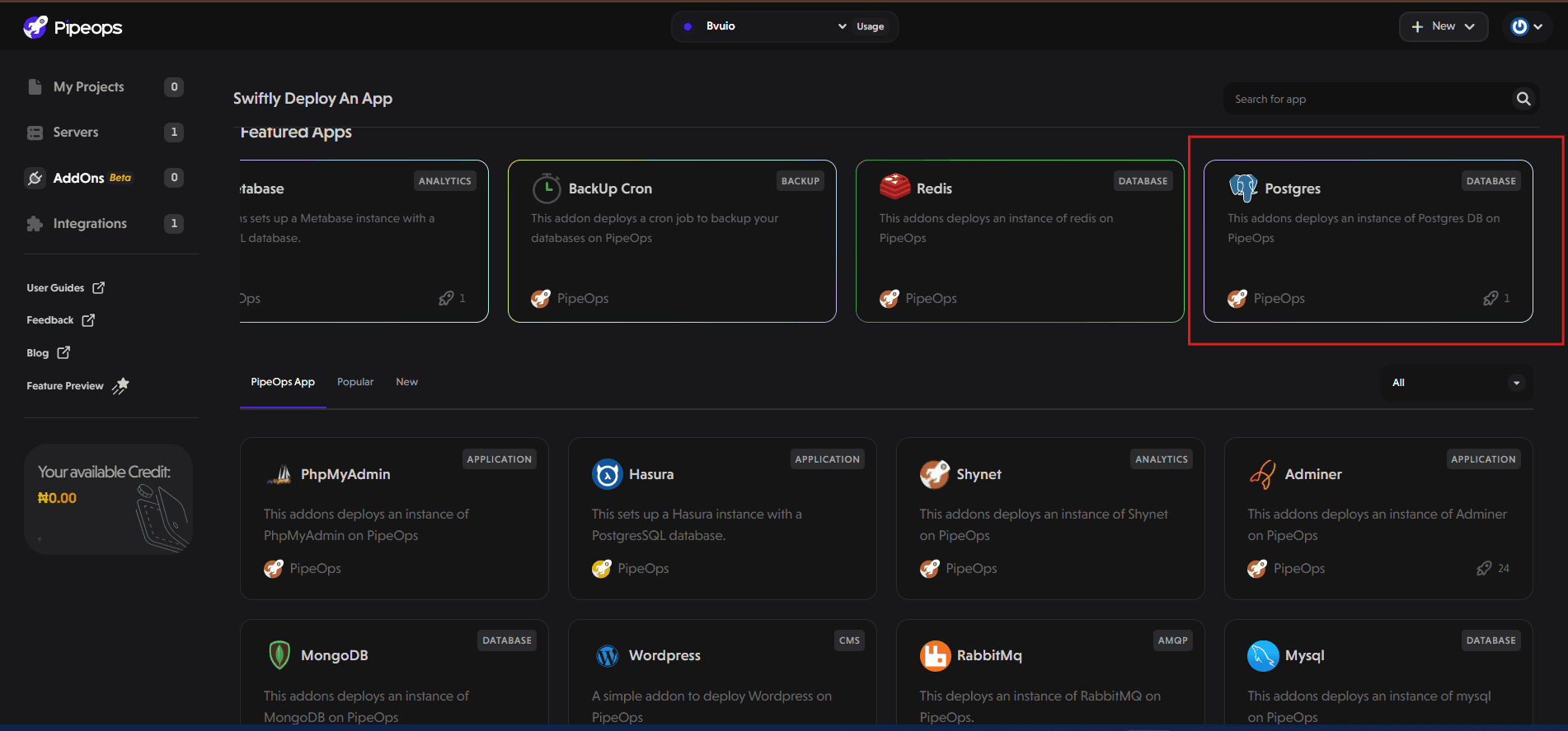 choose postgres