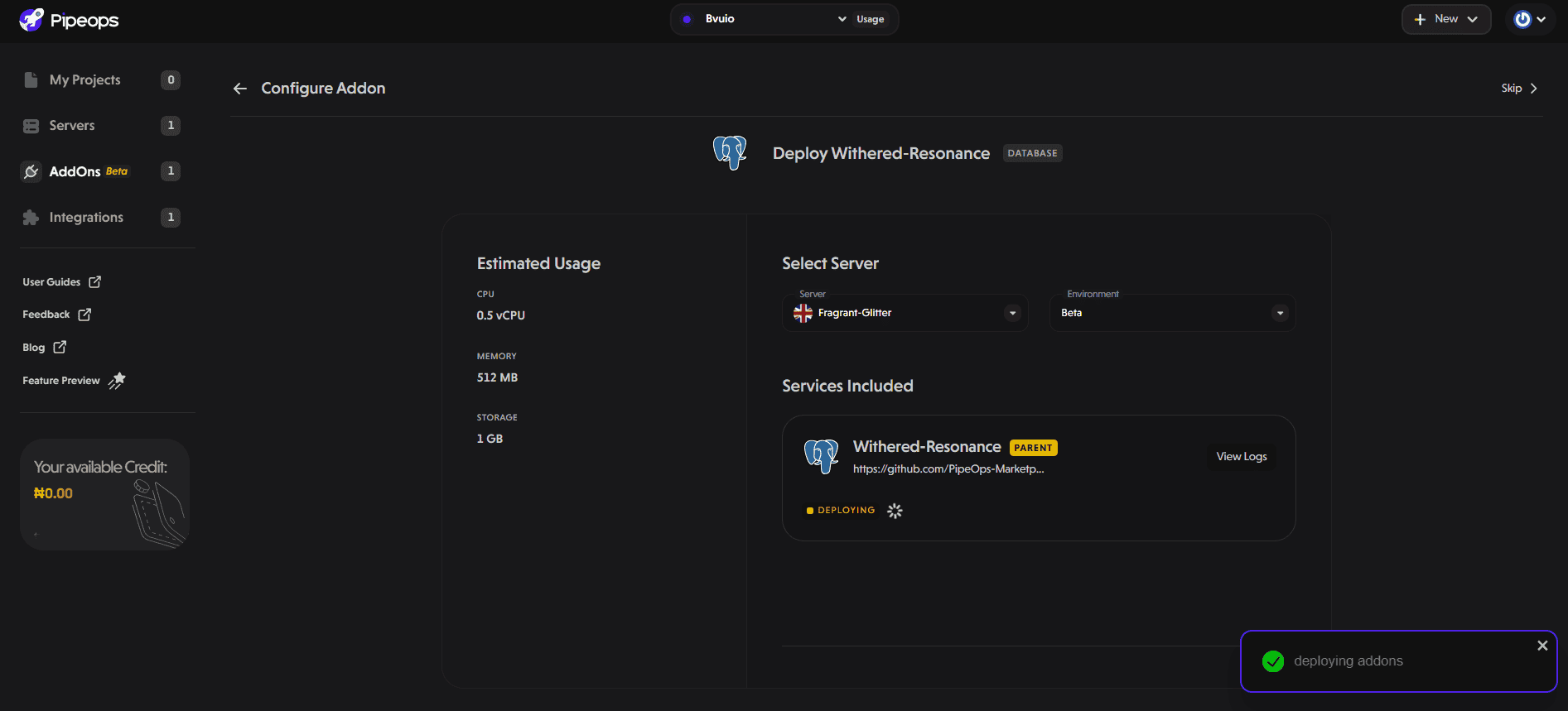 deploy postgres