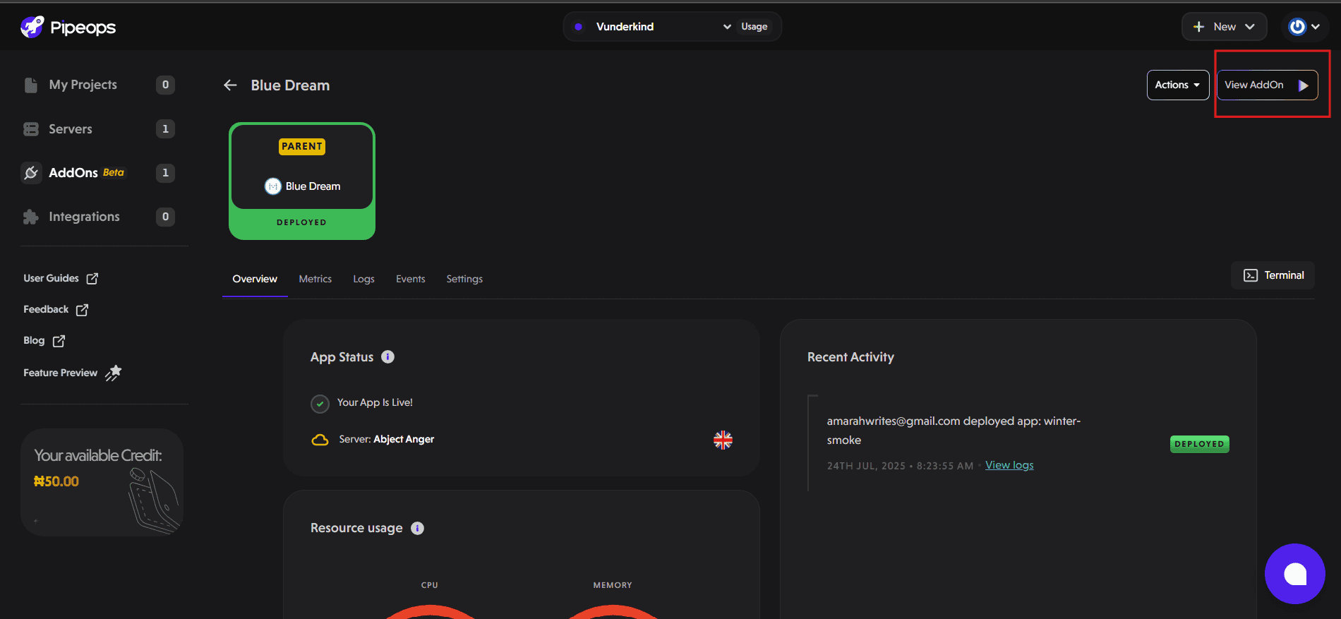deploy metabase on pipeops